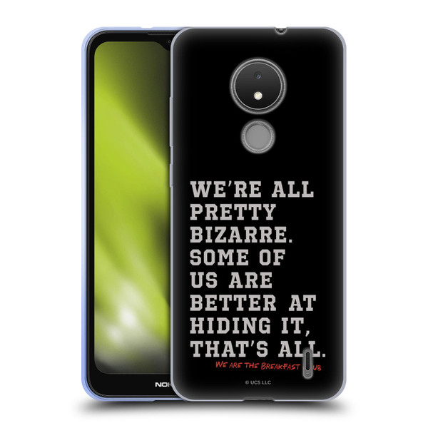 The Breakfast Club Graphics Typography Soft Gel Case for Nokia C21
