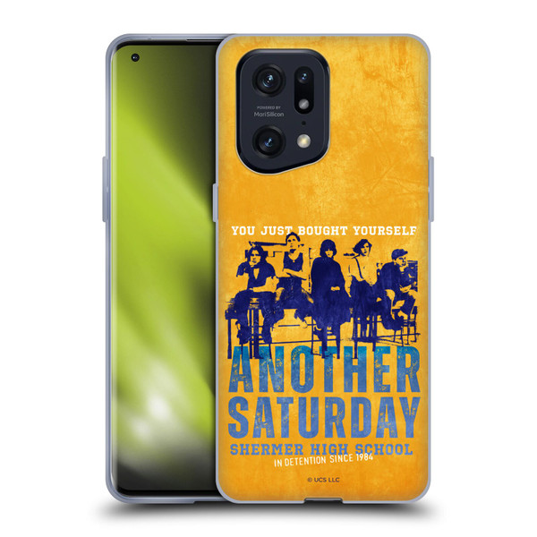 The Breakfast Club Graphics Another Saturday Soft Gel Case for OPPO Find X5 Pro