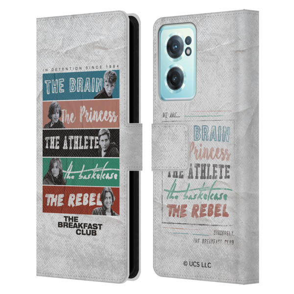 The Breakfast Club Graphics In Detention Since 1984 Leather Book Wallet Case Cover For OnePlus Nord CE 2 5G