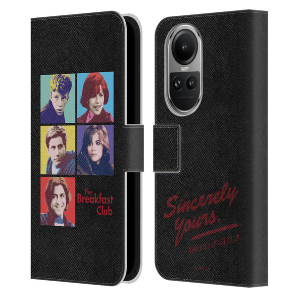 The Breakfast Club Graphics Pop Art Leather Book Wallet Case Cover For OPPO Reno10 5G / Reno10 Pro 5G