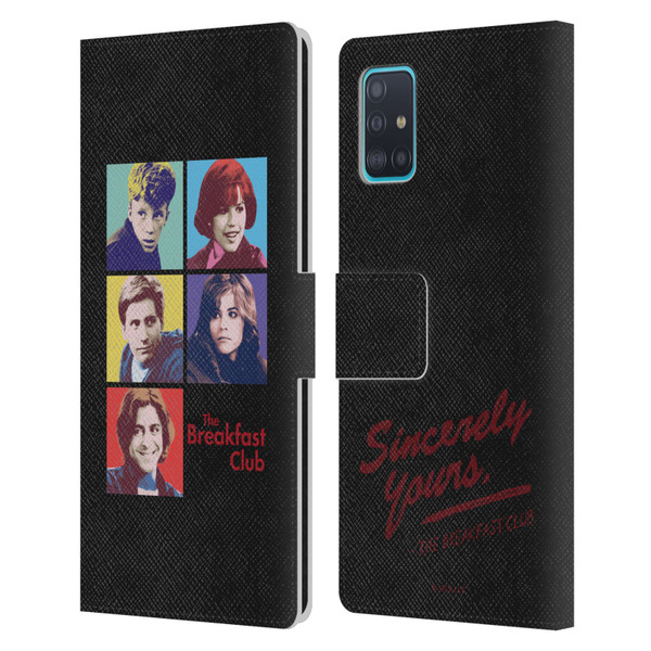 The Breakfast Club Graphics Pop Art Leather Book Wallet Case Cover For Samsung Galaxy A51 (2019)