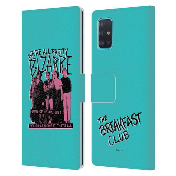 The Breakfast Club Graphics We're All Pretty Bizarre Leather Book Wallet Case Cover For Samsung Galaxy A51 (2019)
