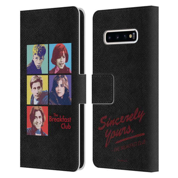 The Breakfast Club Graphics Pop Art Leather Book Wallet Case Cover For Samsung Galaxy S10+ / S10 Plus