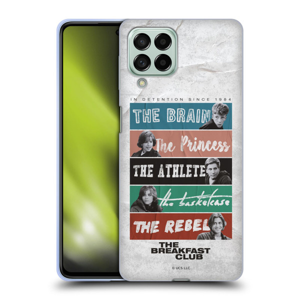 The Breakfast Club Graphics In Detention Since 1984 Soft Gel Case for Samsung Galaxy M53 (2022)