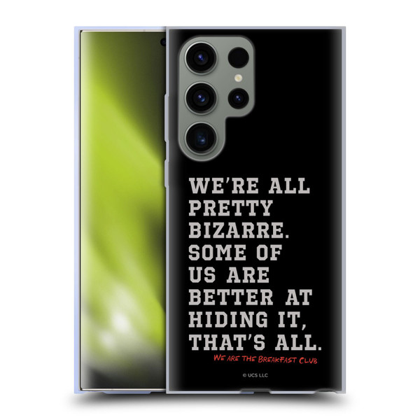 The Breakfast Club Graphics Typography Soft Gel Case for Samsung Galaxy S23 Ultra 5G