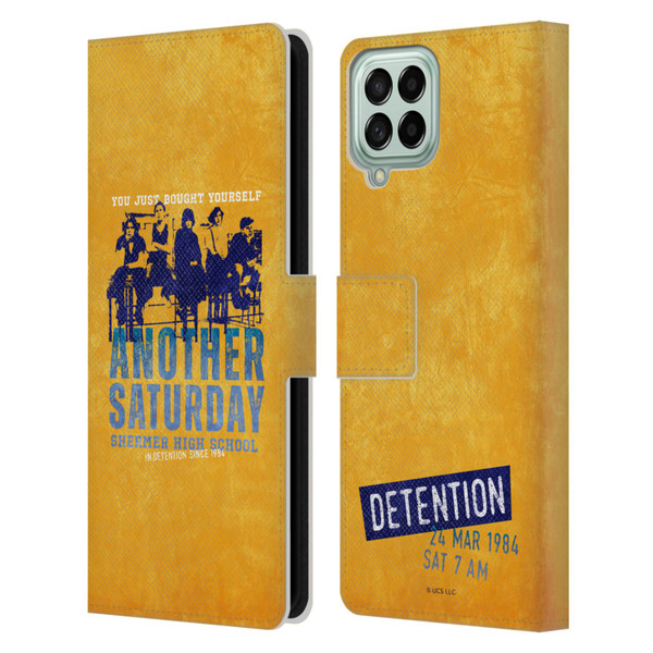 The Breakfast Club Graphics Another Saturday Leather Book Wallet Case Cover For Samsung Galaxy M33 (2022)