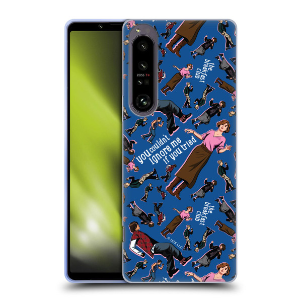 The Breakfast Club Graphics Dancing Pattern Soft Gel Case for Sony Xperia 1 IV
