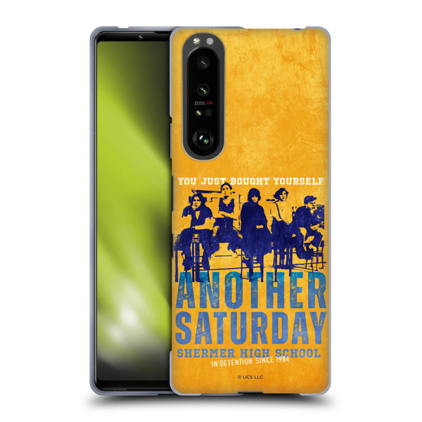 The Breakfast Club Graphics Another Saturday Soft Gel Case for Sony Xperia 1 III