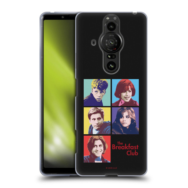 The Breakfast Club Graphics Pop Art Soft Gel Case for Sony Xperia Pro-I