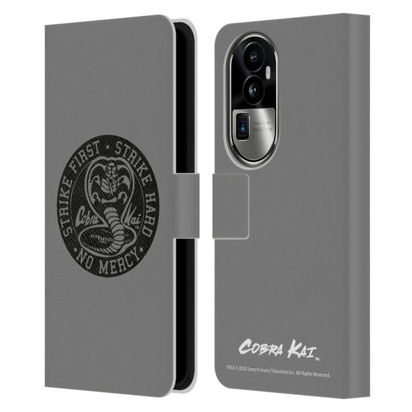 Cobra Kai Graphics Strike Logo 2 Leather Book Wallet Case Cover For OPPO Reno10 Pro+