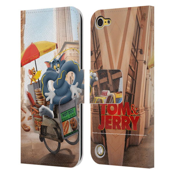Tom And Jerry Movie (2021) Graphics Real World New Twist Leather Book Wallet Case Cover For Apple iPod Touch 5G 5th Gen