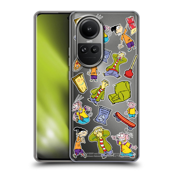 Ed, Edd, n Eddy Graphics Icons Soft Gel Case for OPPO Reno10 5G / Reno10 Pro 5G