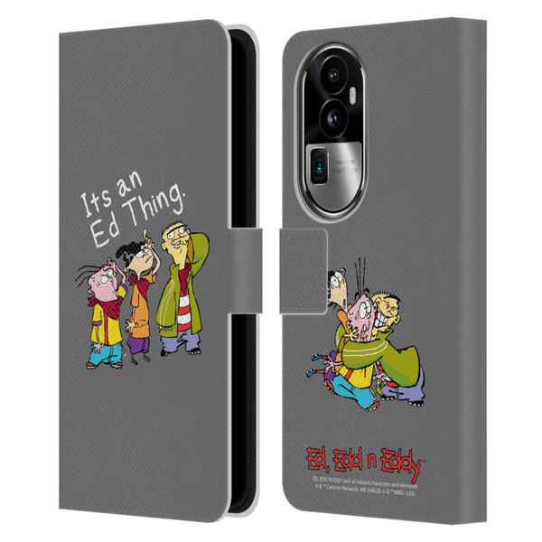 Ed, Edd, n Eddy Graphics It's An Ed Thing Leather Book Wallet Case Cover For OPPO Reno10 Pro+