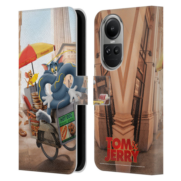 Tom And Jerry Movie (2021) Graphics Real World New Twist Leather Book Wallet Case Cover For OPPO Reno10 5G / Reno10 Pro 5G