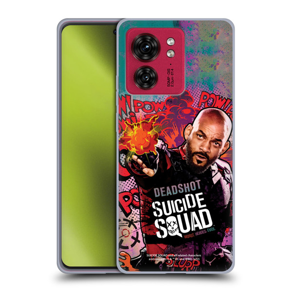 Suicide Squad 2016 Graphics Deadshot Poster Soft Gel Case for Motorola Moto Edge 40
