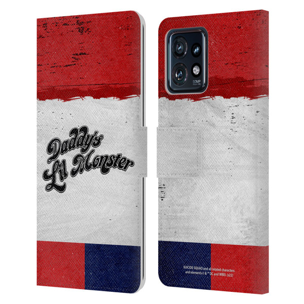 Suicide Squad 2016 Graphics Harley Quinn Costume Leather Book Wallet Case Cover For Motorola Moto Edge 40 Pro