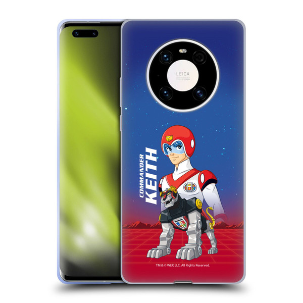 Voltron Character Art Commander Keith Soft Gel Case for Huawei Mate 40 Pro 5G