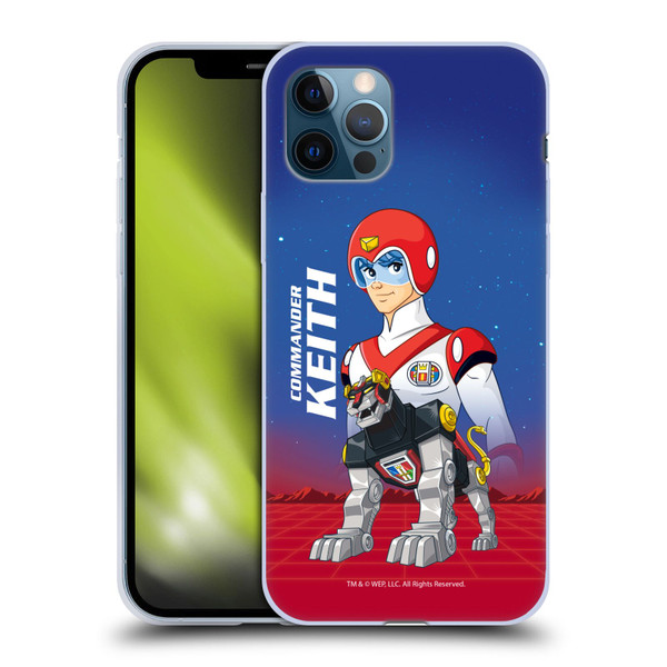 Voltron Character Art Commander Keith Soft Gel Case for Apple iPhone 12 / iPhone 12 Pro
