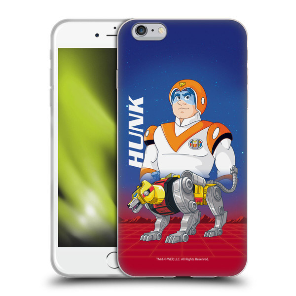 Voltron Character Art Hunk Soft Gel Case for Apple iPhone 6 Plus / iPhone 6s Plus