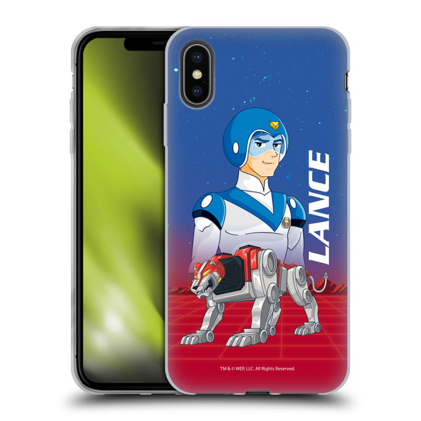 Voltron Character Art Lance Soft Gel Case for Apple iPhone XS Max