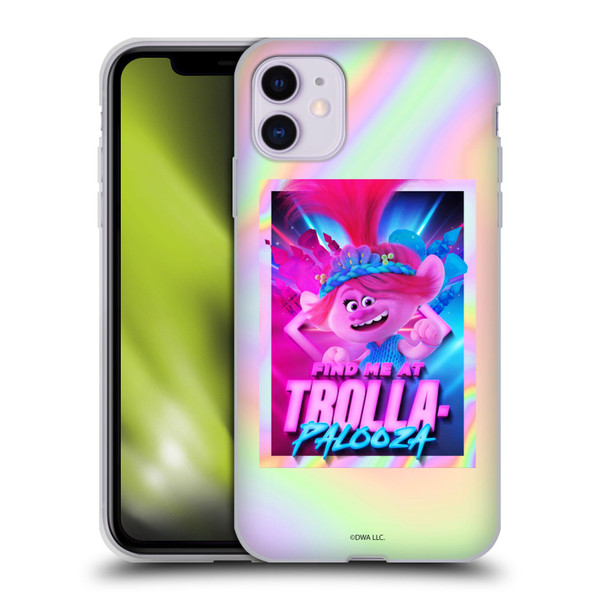 Trolls 3: Band Together Art Trolla-Palooza Soft Gel Case for Apple iPhone 11