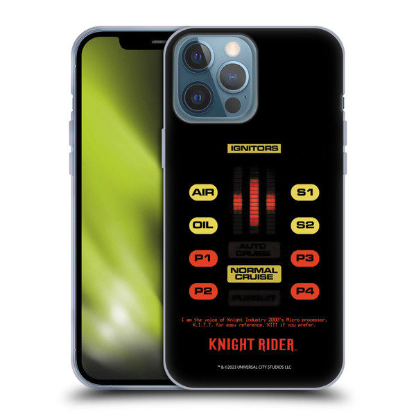 Knight Rider Core Graphics Kitt Control Panel Soft Gel Case for Apple iPhone 13 Pro Max