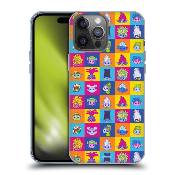 Trolls 3: Band Together Art Characters Soft Gel Case for Apple iPhone 14 Pro Max