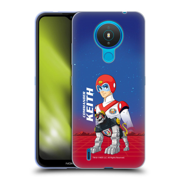 Voltron Character Art Commander Keith Soft Gel Case for Nokia 1.4