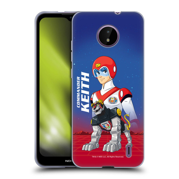Voltron Character Art Commander Keith Soft Gel Case for Nokia C10 / C20