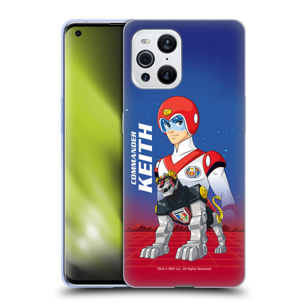 Voltron Character Art Commander Keith Soft Gel Case for OPPO Find X3 / Pro
