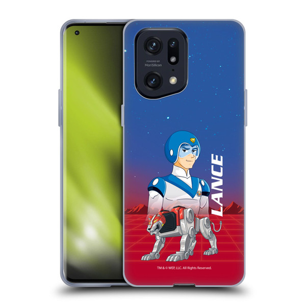 Voltron Character Art Lance Soft Gel Case for OPPO Find X5 Pro
