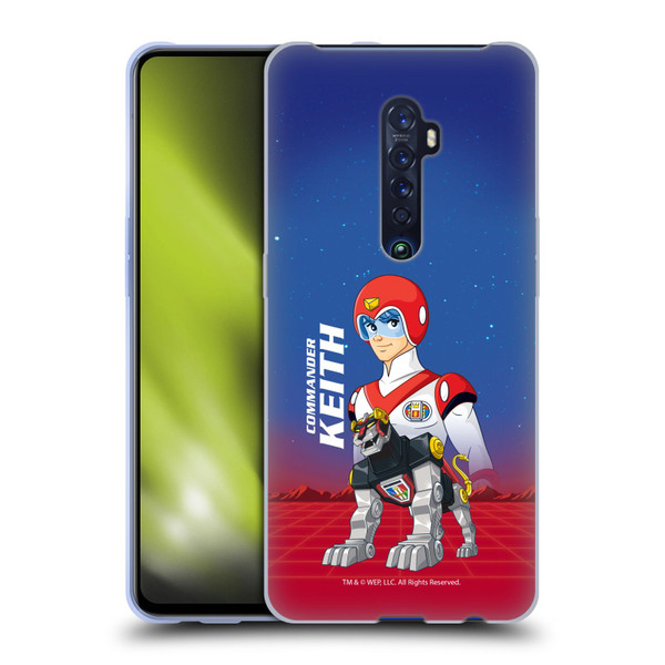 Voltron Character Art Commander Keith Soft Gel Case for OPPO Reno 2