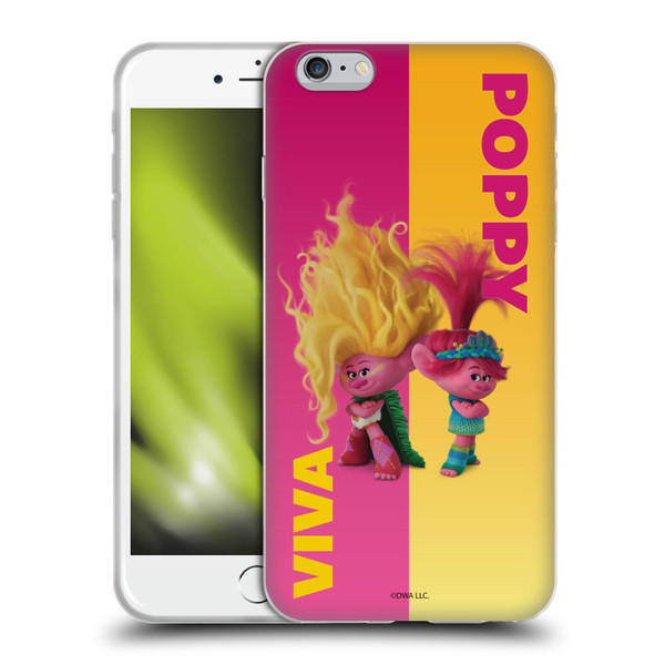 Trolls 3: Band Together Art Half Soft Gel Case for Apple iPhone 6 Plus / iPhone 6s Plus