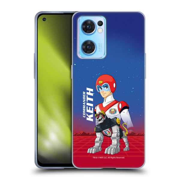 Voltron Character Art Commander Keith Soft Gel Case for OPPO Reno7 5G / Find X5 Lite