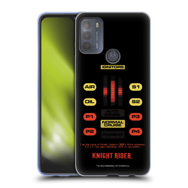 Knight Rider Core Graphics Kitt Control Panel Soft Gel Case for Motorola Moto G50