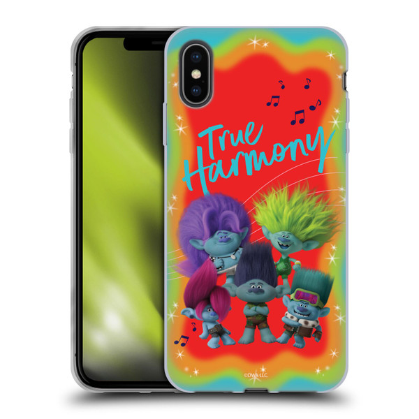 Trolls 3: Band Together Art True Harmony Soft Gel Case for Apple iPhone XS Max