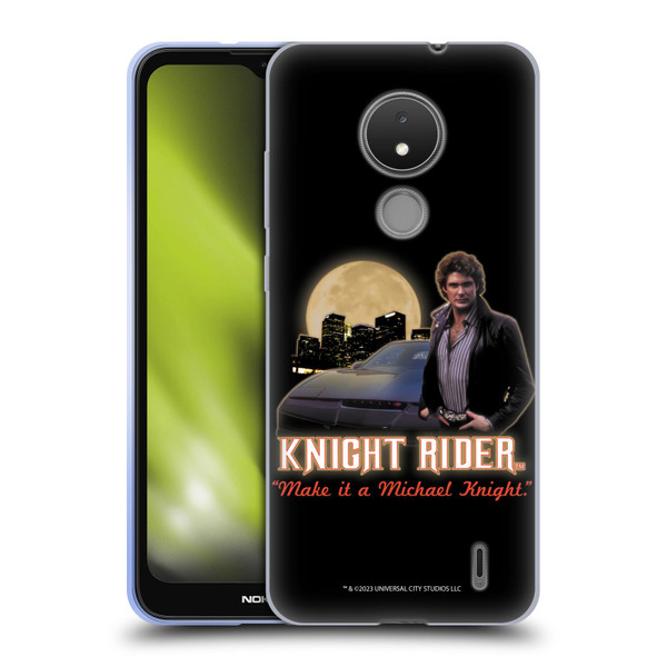 Knight Rider Core Graphics Poster Soft Gel Case for Nokia C21