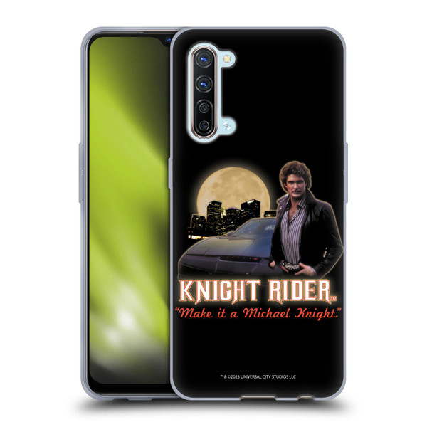 Knight Rider Core Graphics Poster Soft Gel Case for OPPO Find X2 Lite 5G