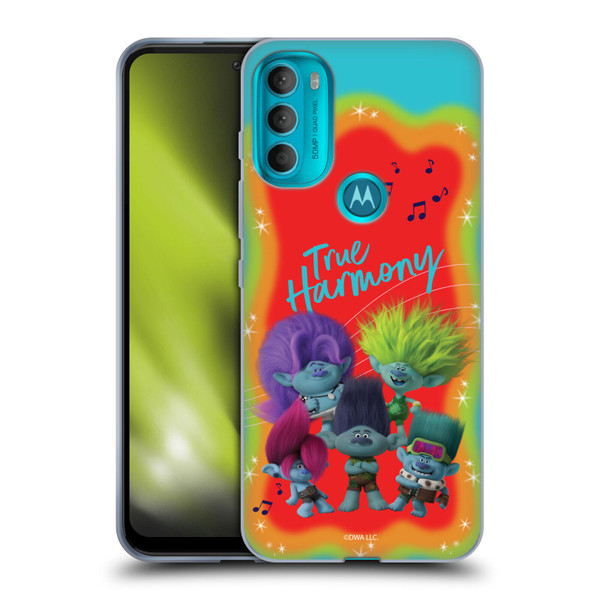 Trolls 3: Band Together Art True Harmony Soft Gel Case for Motorola Moto G71 5G