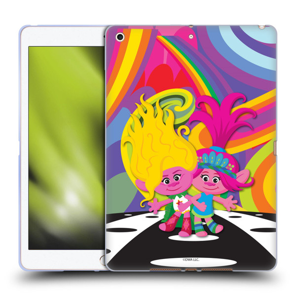 Trolls 3: Band Together Art Poppy And Viva Soft Gel Case for Apple iPad 10.2 2019/2020/2021