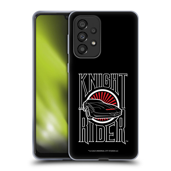 Knight Rider Core Graphics Logo Soft Gel Case for Samsung Galaxy A33 5G (2022)