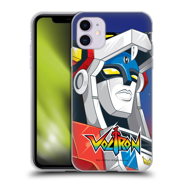 Voltron Graphics Head Soft Gel Case for Apple iPhone 11