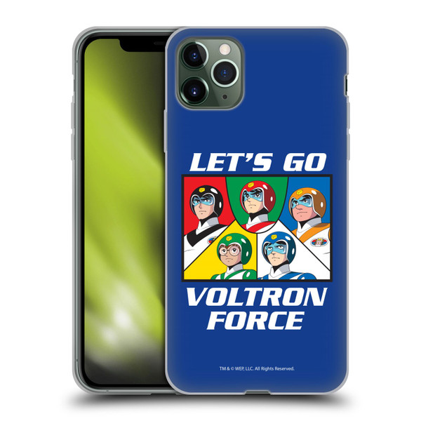 Voltron Graphics Go Voltron Force Soft Gel Case for Apple iPhone 11 Pro Max