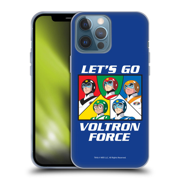 Voltron Graphics Go Voltron Force Soft Gel Case for Apple iPhone 13 Pro Max
