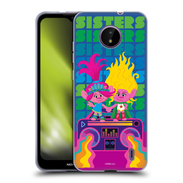 Trolls 3: Band Together Art Sisters Soft Gel Case for Nokia C10 / C20