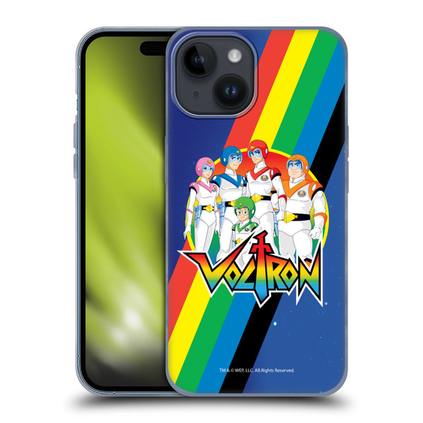 Voltron Graphics Group Soft Gel Case for Apple iPhone 15