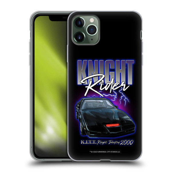 Knight Rider Graphics Kitt 2000 Soft Gel Case for Apple iPhone 11 Pro Max
