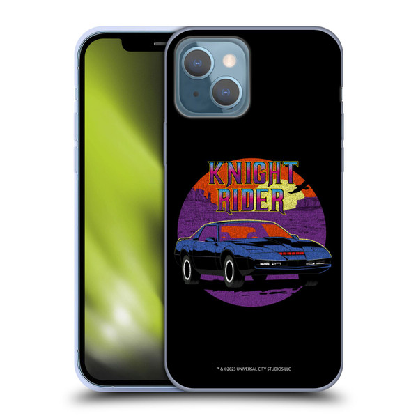 Knight Rider Graphics Kitt Vintage Soft Gel Case for Apple iPhone 13