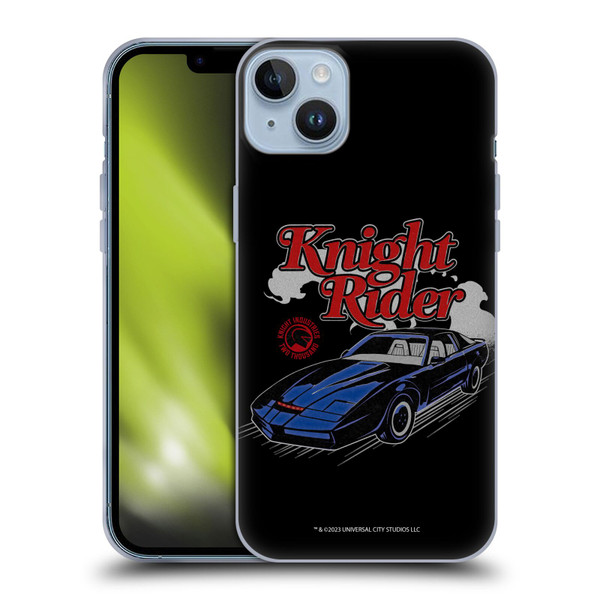 Knight Rider Graphics Kitt Retro Soft Gel Case for Apple iPhone 14 Plus