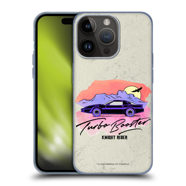 Knight Rider Graphics Turbo Booster Soft Gel Case for Apple iPhone 15 Pro